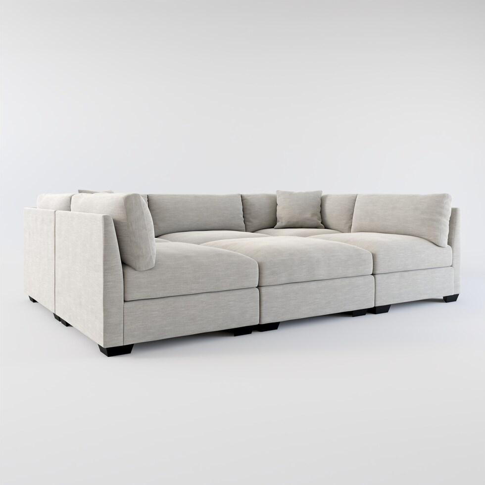 beckham gray sectional web   