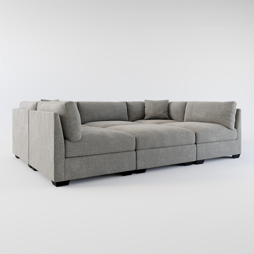 beckham gray sectional web   