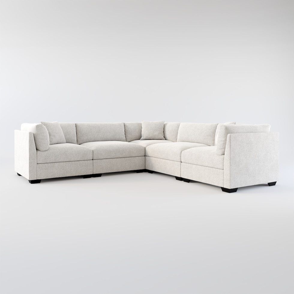 beckham gray sectional web   