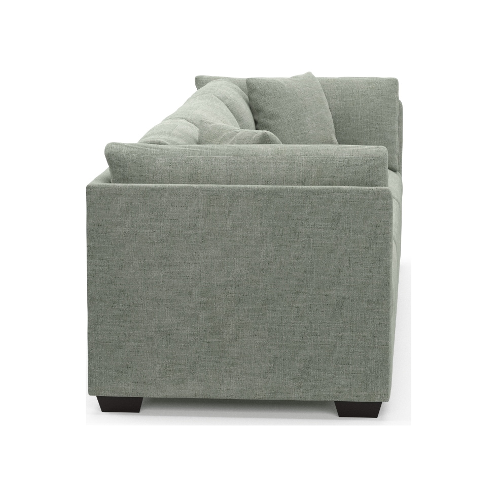 beckham gray sofa   