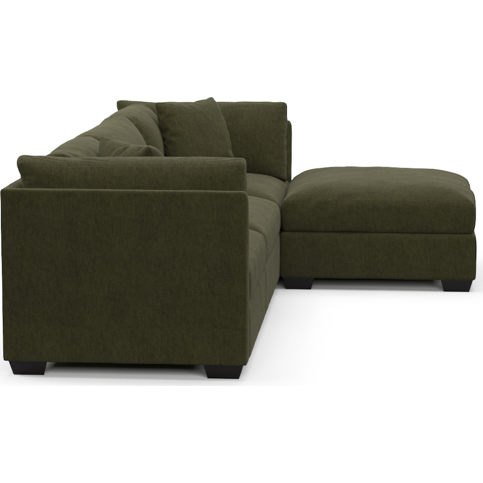 beckham green sectional   