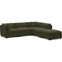 beckham green sectional   