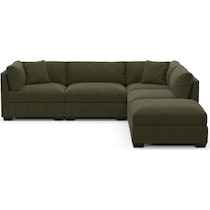 beckham green sectional   