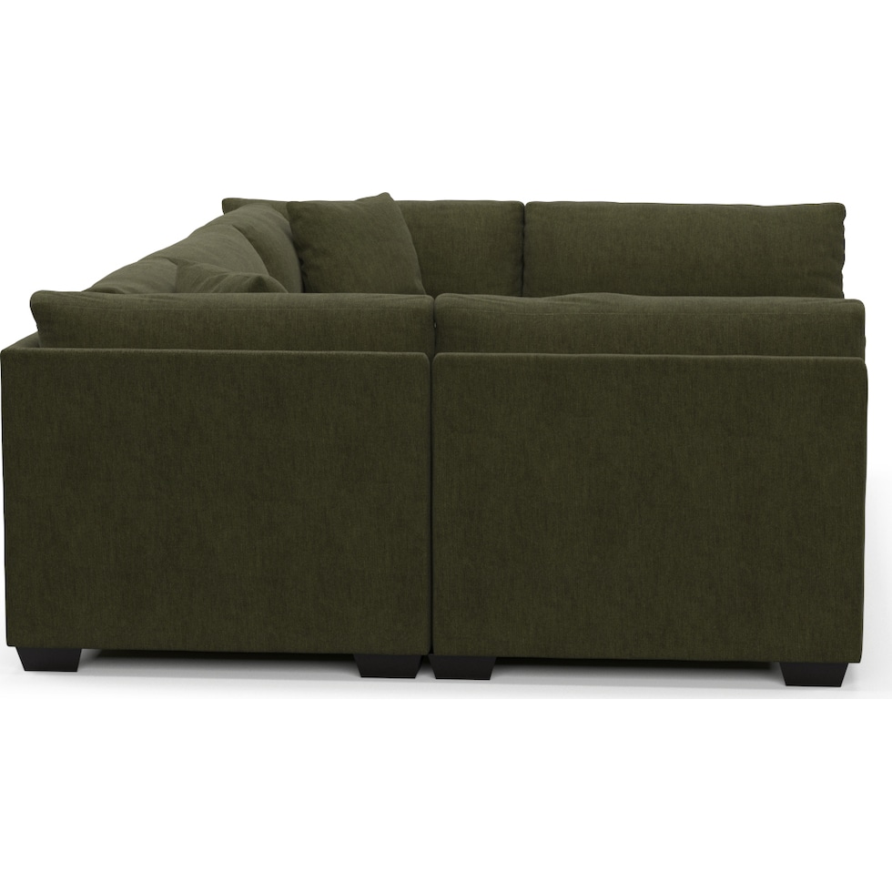 beckham green sectional   