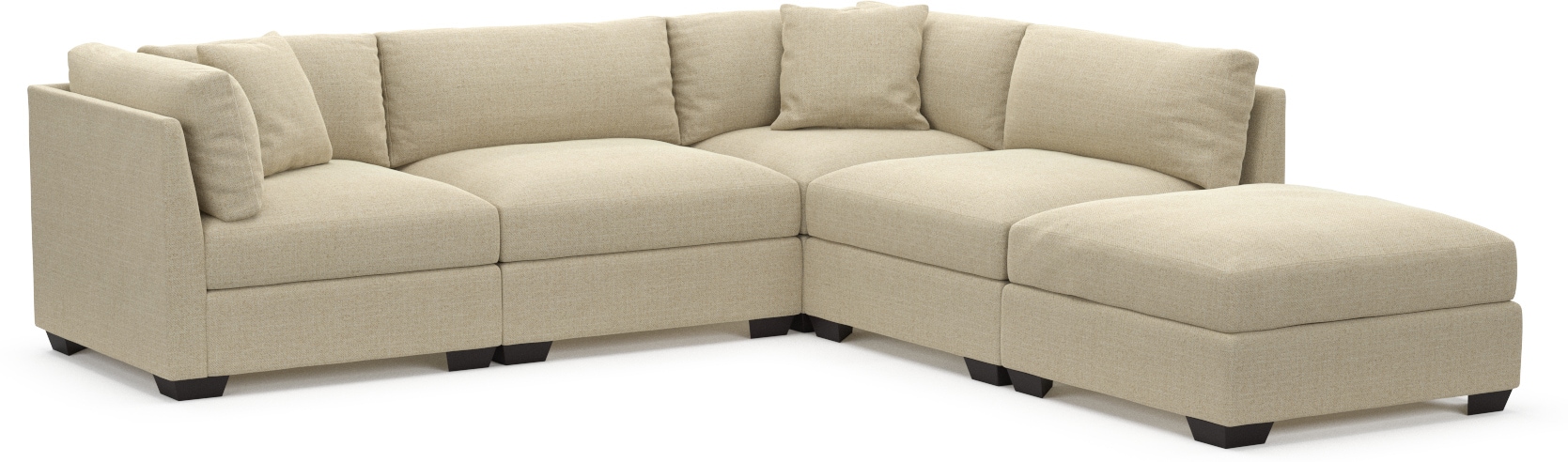 Beckham 4-Piece Sectional and Ottoman | Value City Furniture