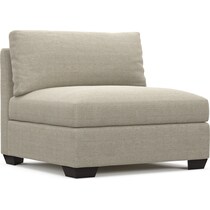 beckham light brown armless chair   