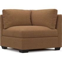 beckham light brown corner chair   