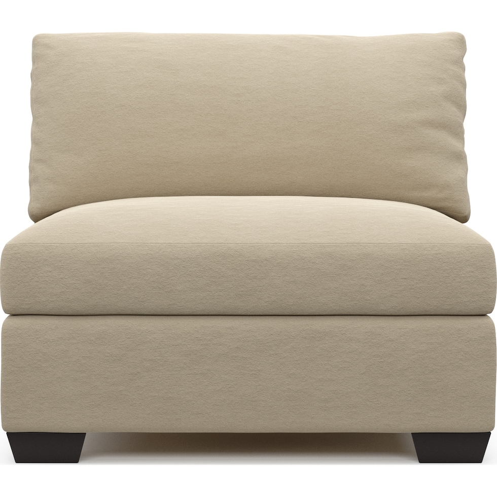 beckham neutral armless chair   