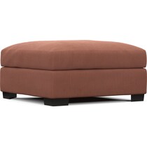 beckham pink ottoman   