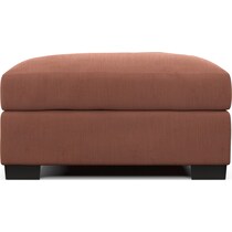 beckham pink ottoman   