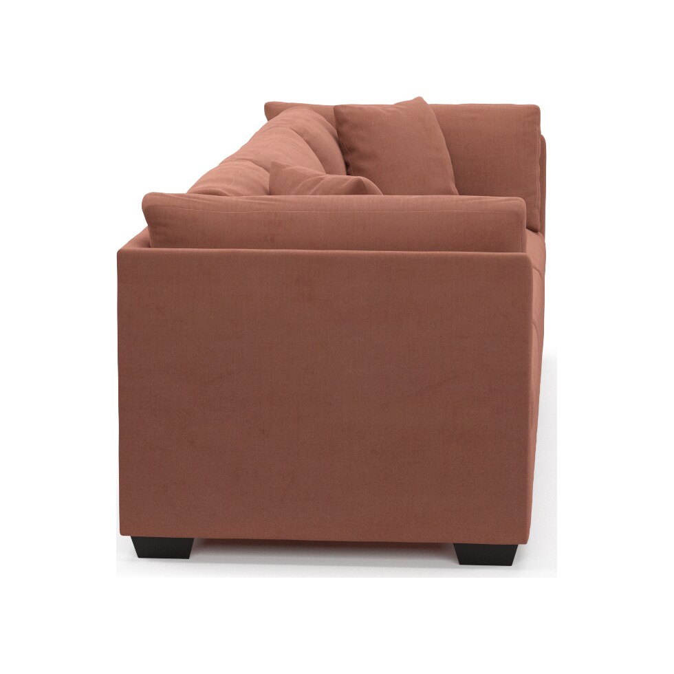 beckham pink sofa   