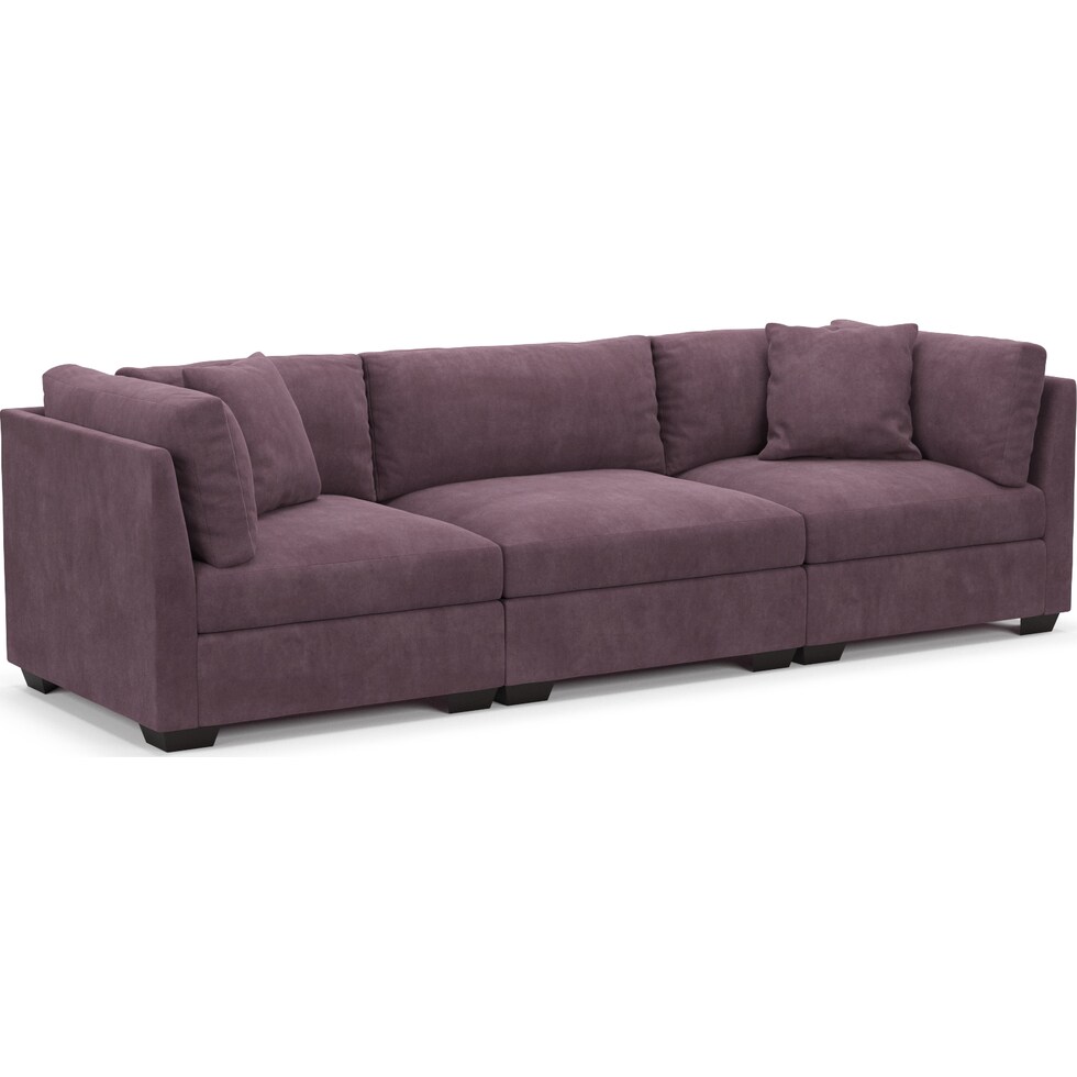 beckham purple sofa   