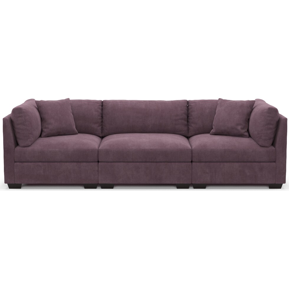 beckham purple sofa   