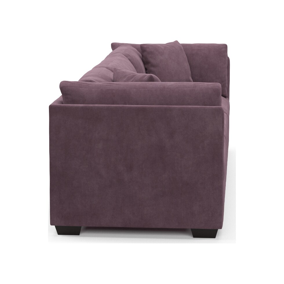 beckham purple sofa   