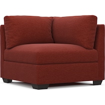 beckham red corner chair   