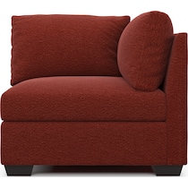 beckham red corner chair   