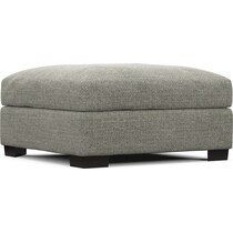 beckham red ottoman   