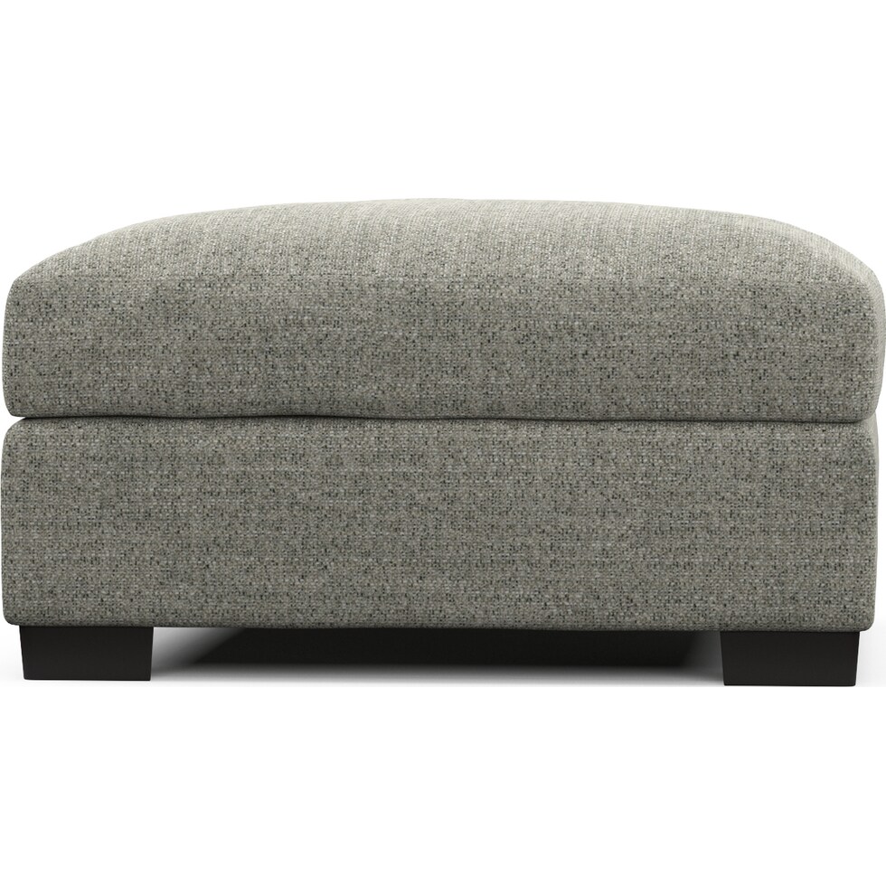 beckham red ottoman   