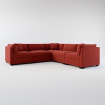 beckham red sectional web   