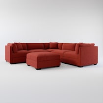 beckham red sectional web   