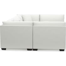 beckham white sectional   