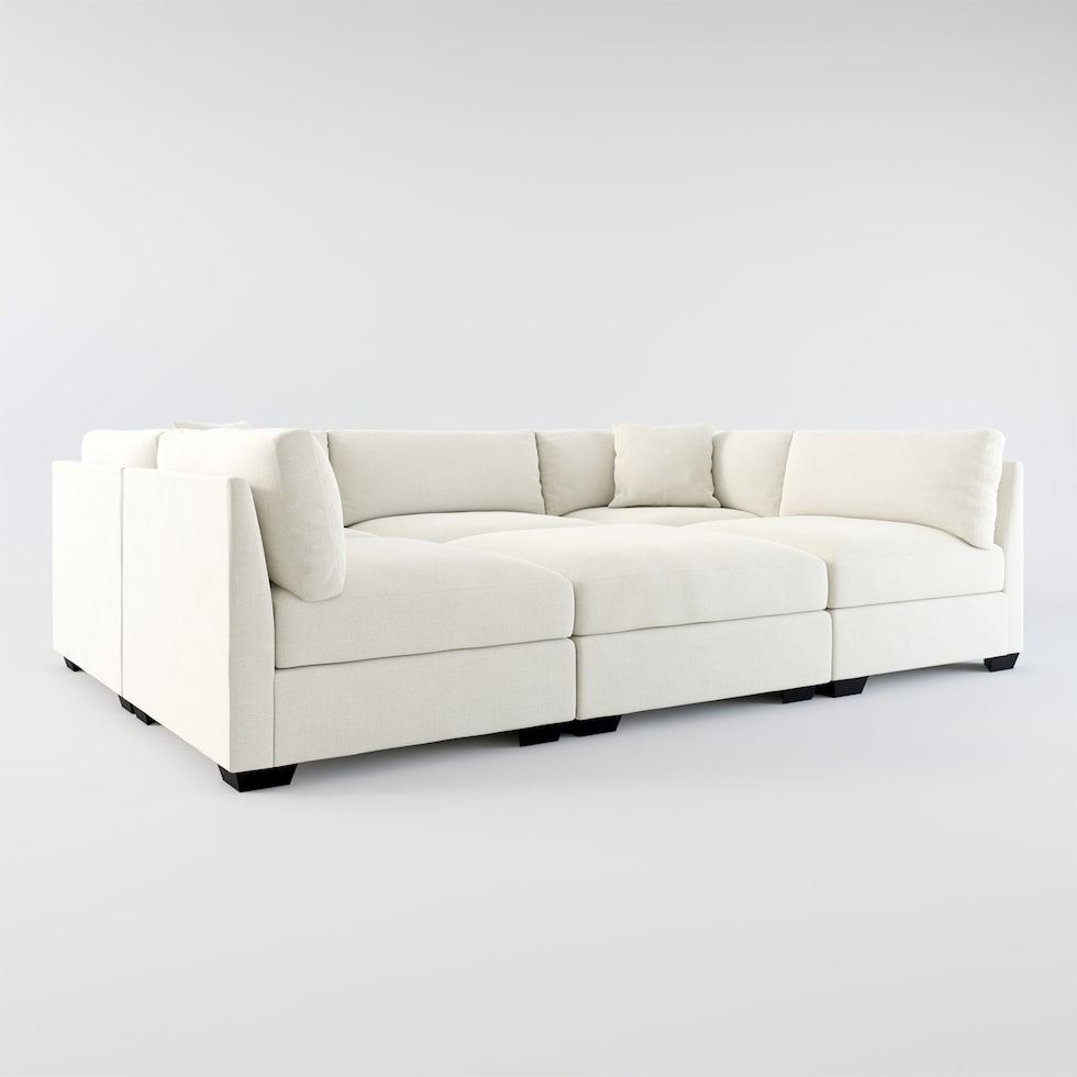 beckham white sectional web   