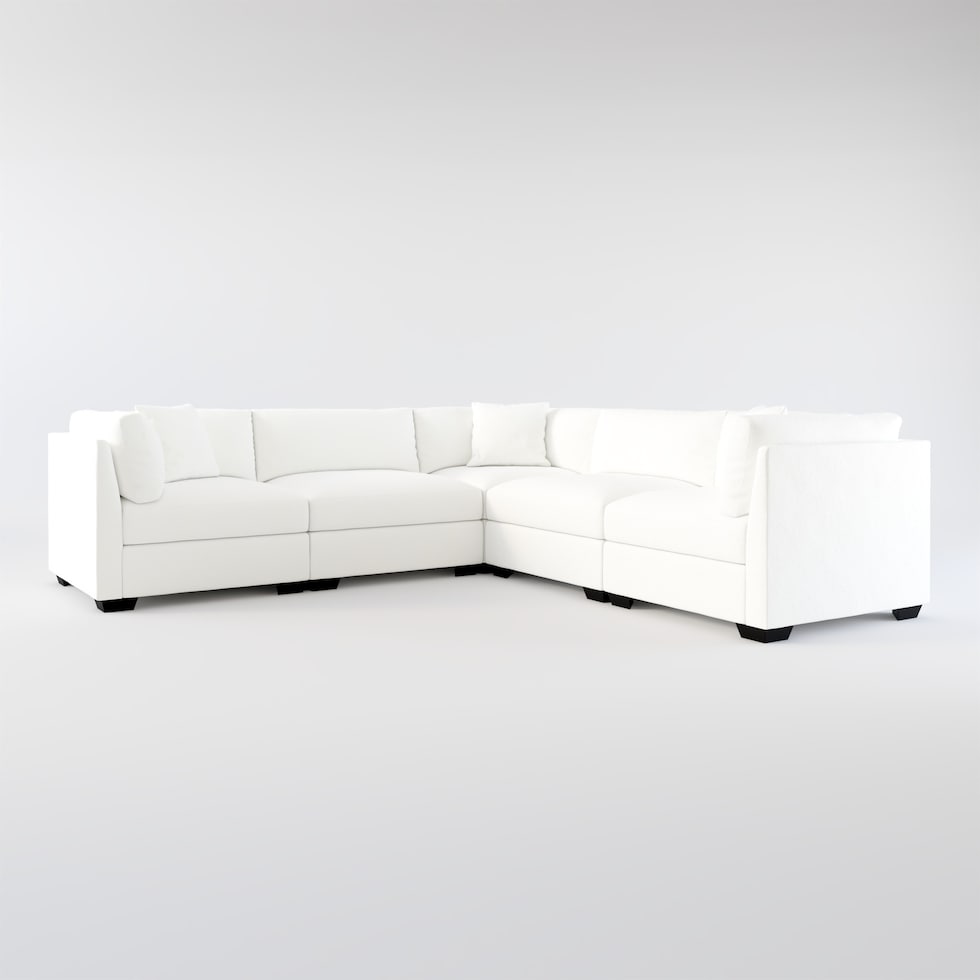 beckham white sectional web   