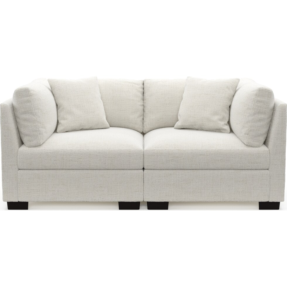 beckham white sofa   