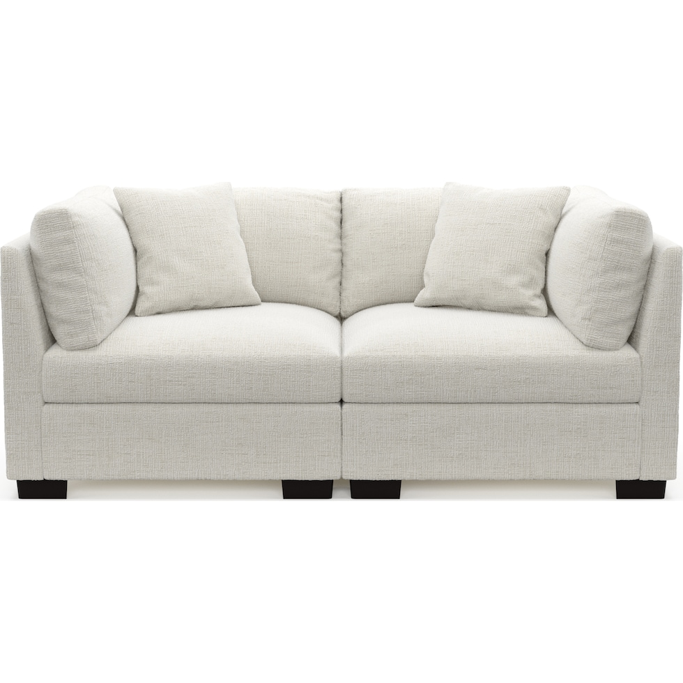 beckham white sofa   