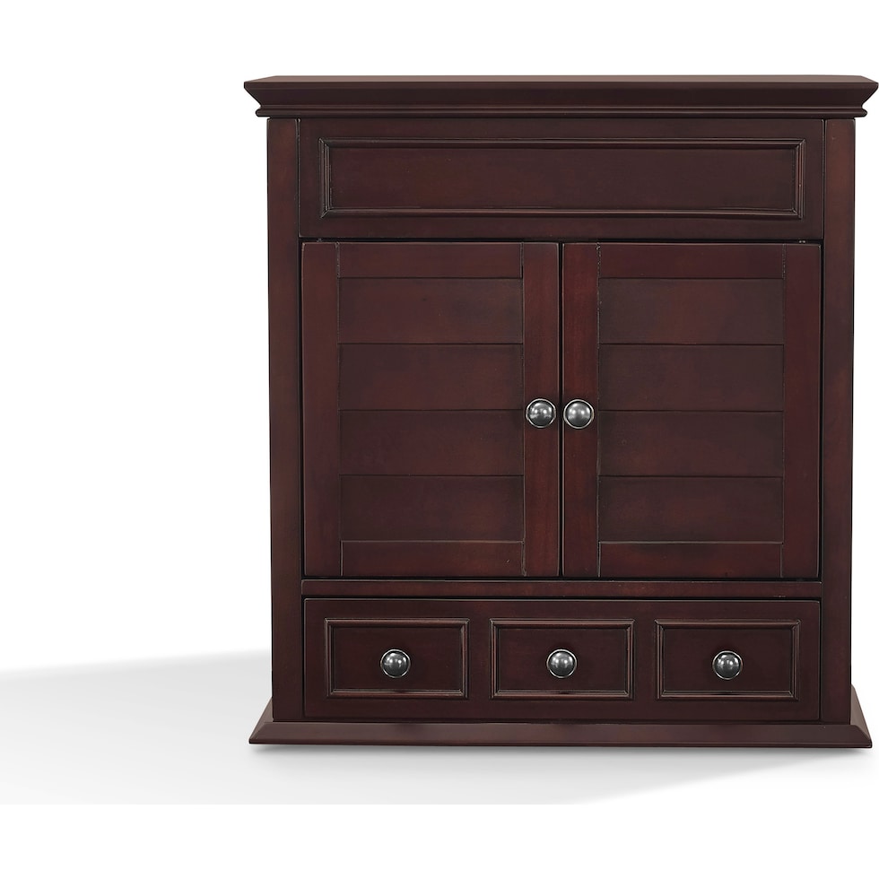 beckinsale dark brown bathroom cabinet   