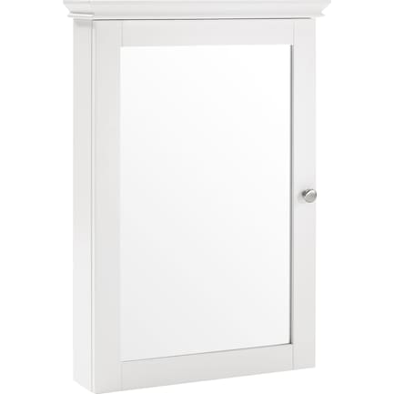 Beckinsale Mirror Wall Cabinet - White