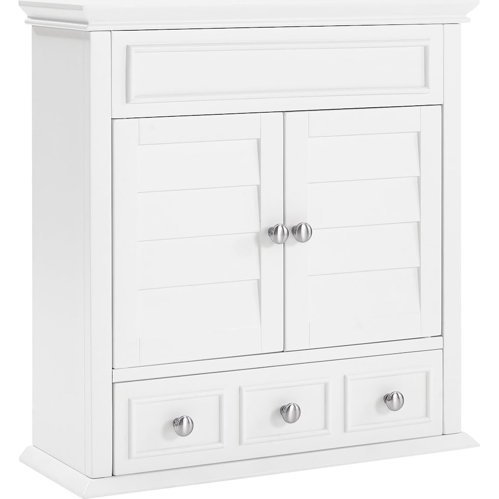 beckinsale white bathroom cabinet   