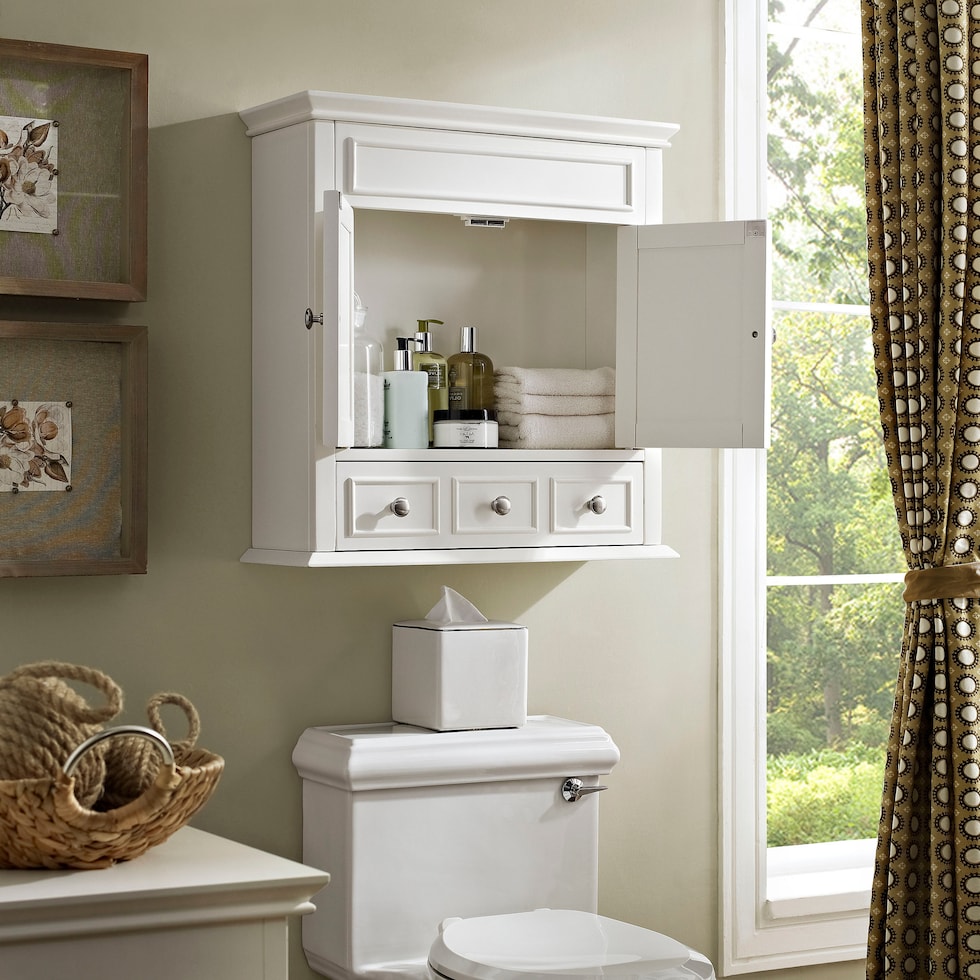 beckinsale white bathroom cabinet   