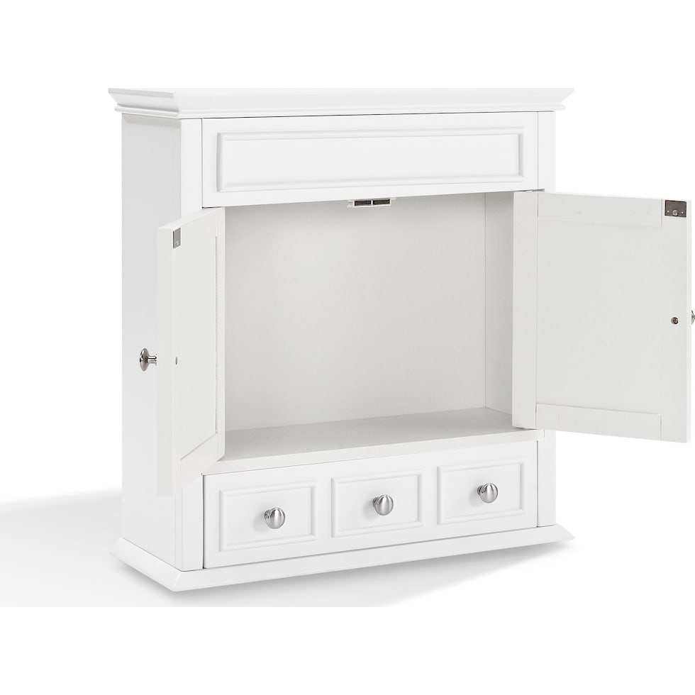 beckinsale white bathroom cabinet   