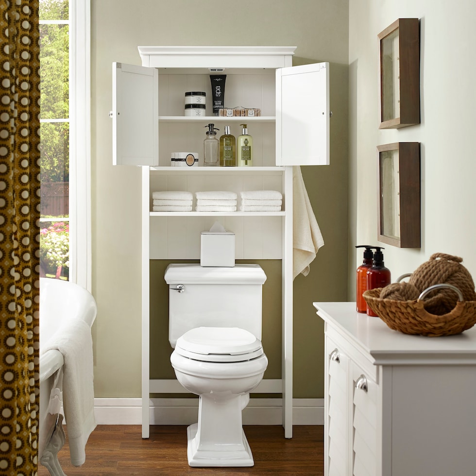 beckinsale white bathroom cabinet   