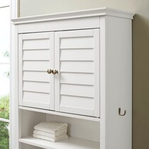 beckinsale white bathroom cabinet   