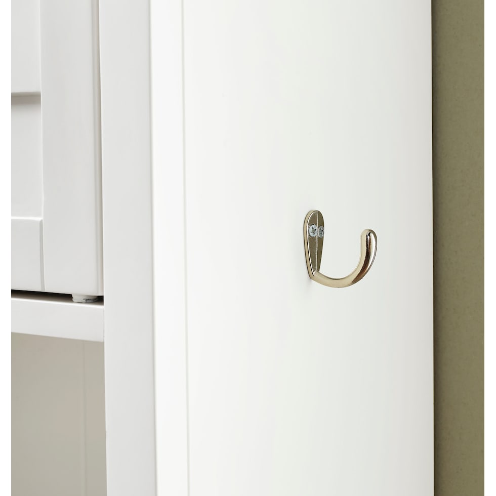 beckinsale white bathroom cabinet   