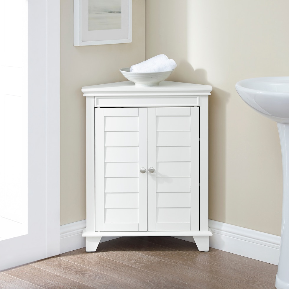 beckinsale white bathroom cabinet   