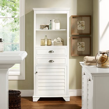 Beckinsale Tall Cabinet - White