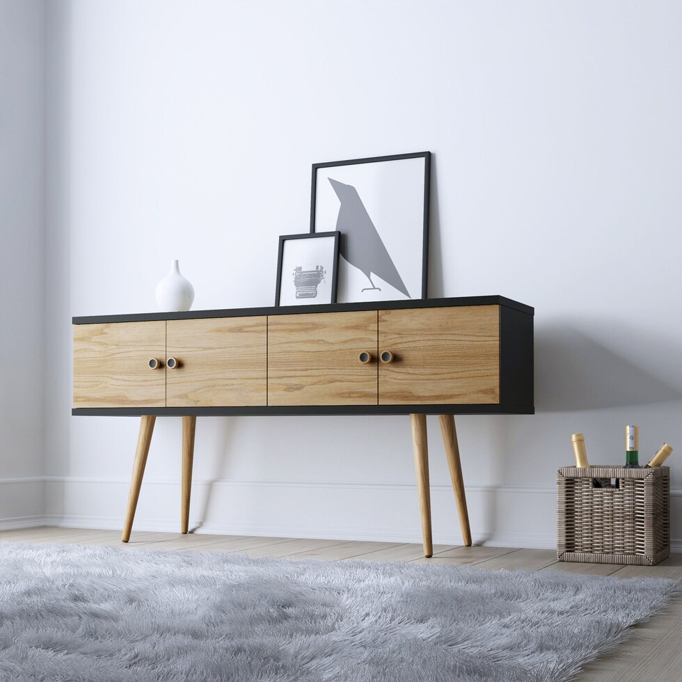 belgrade black cinnamon sideboard   