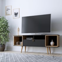 belgrade black tv stand   