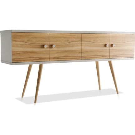 Belgrade Sideboard - Off-White/Cinnamon