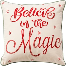 believe natural accent pillow   