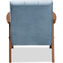 belinda blue accent chair   