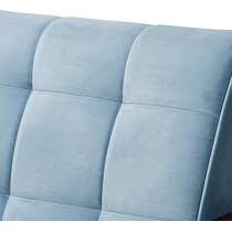 belinda blue accent chair   