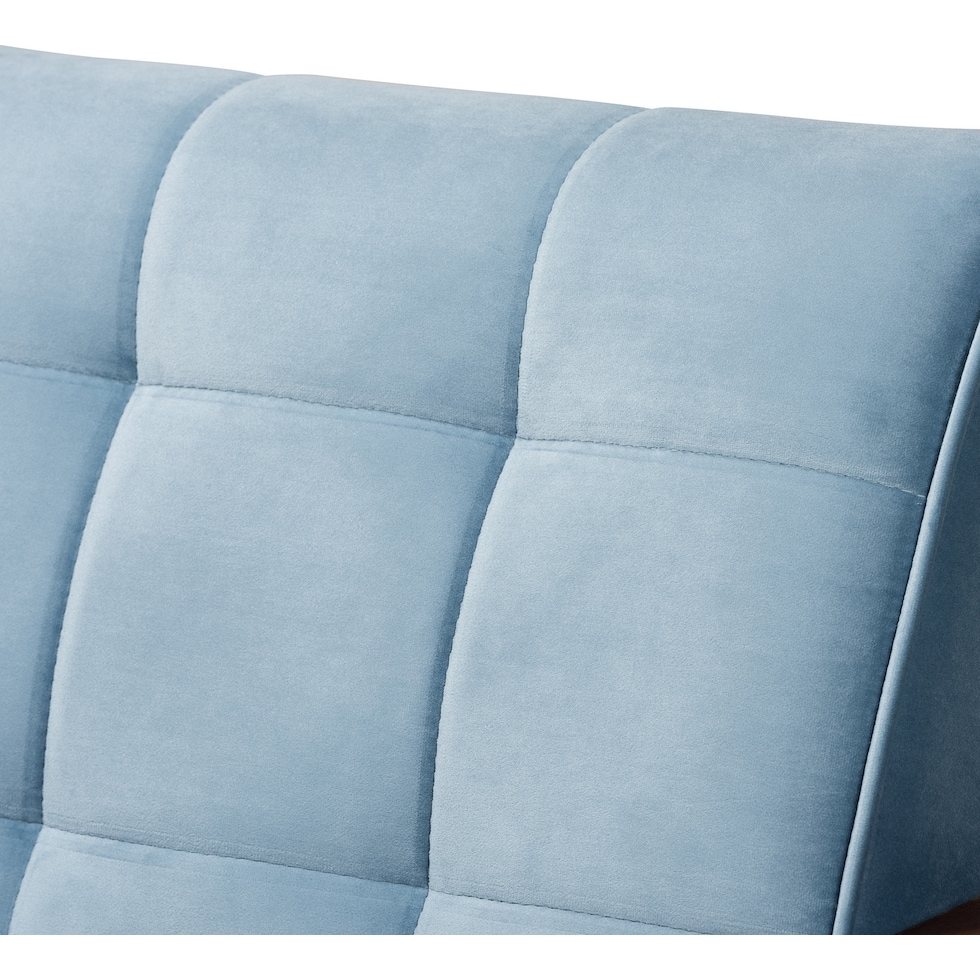 belinda blue accent chair   