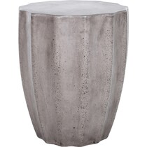 belize gray outdoor stool   
