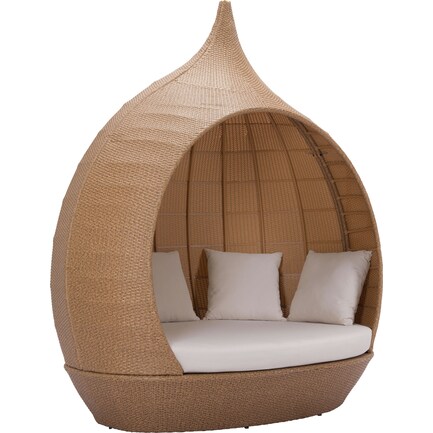 Bell Mare Outdoor Daybed - Tan/Cream