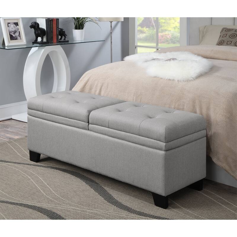 Bella Marmor Storage Bench Value City Furniture