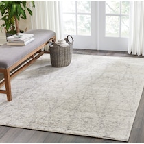 bella rugs gray area rug  x    